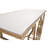 Hollyanna 36 " W Glass Top Console Table