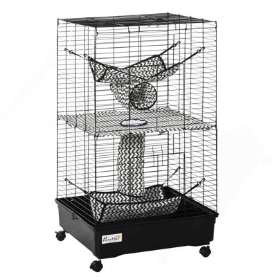 42" Ferret Cage W/ Wheels Brakes, Hammocks