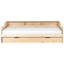 Weiss Solid Wood Daybed with Trundle