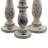 18'' H Wood Tabletop Candlestick