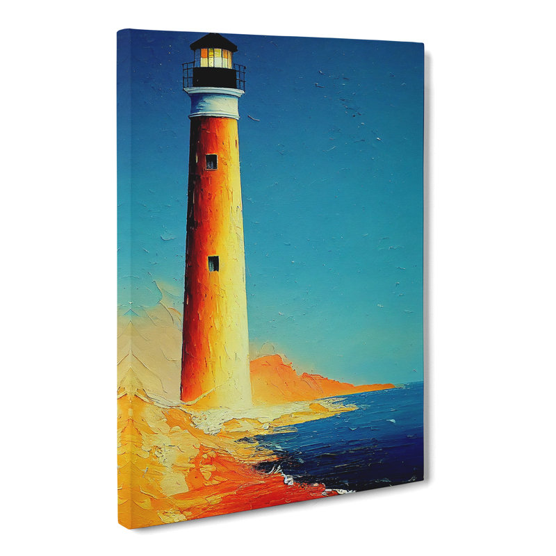 Lighthouse In Colour Vol.2 - Wrapped Canvas, 76cm H x 50cm W x 3cm D