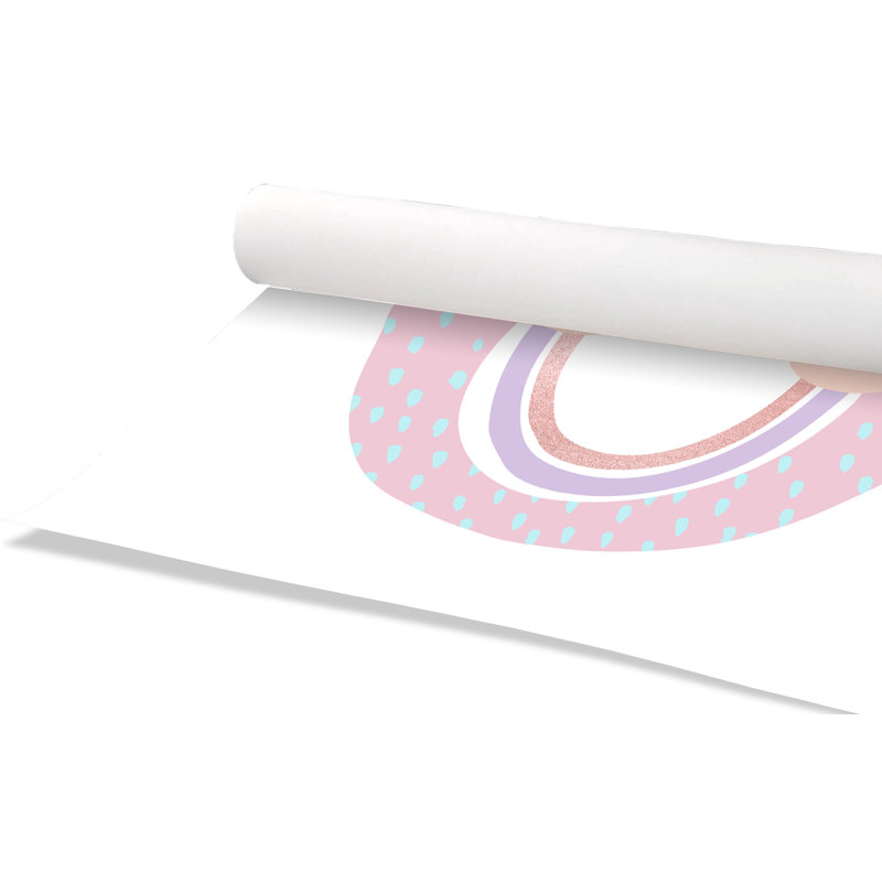 Arc-en-ciel 1, H 10 po x l 10 po x P 1 po, Papier
