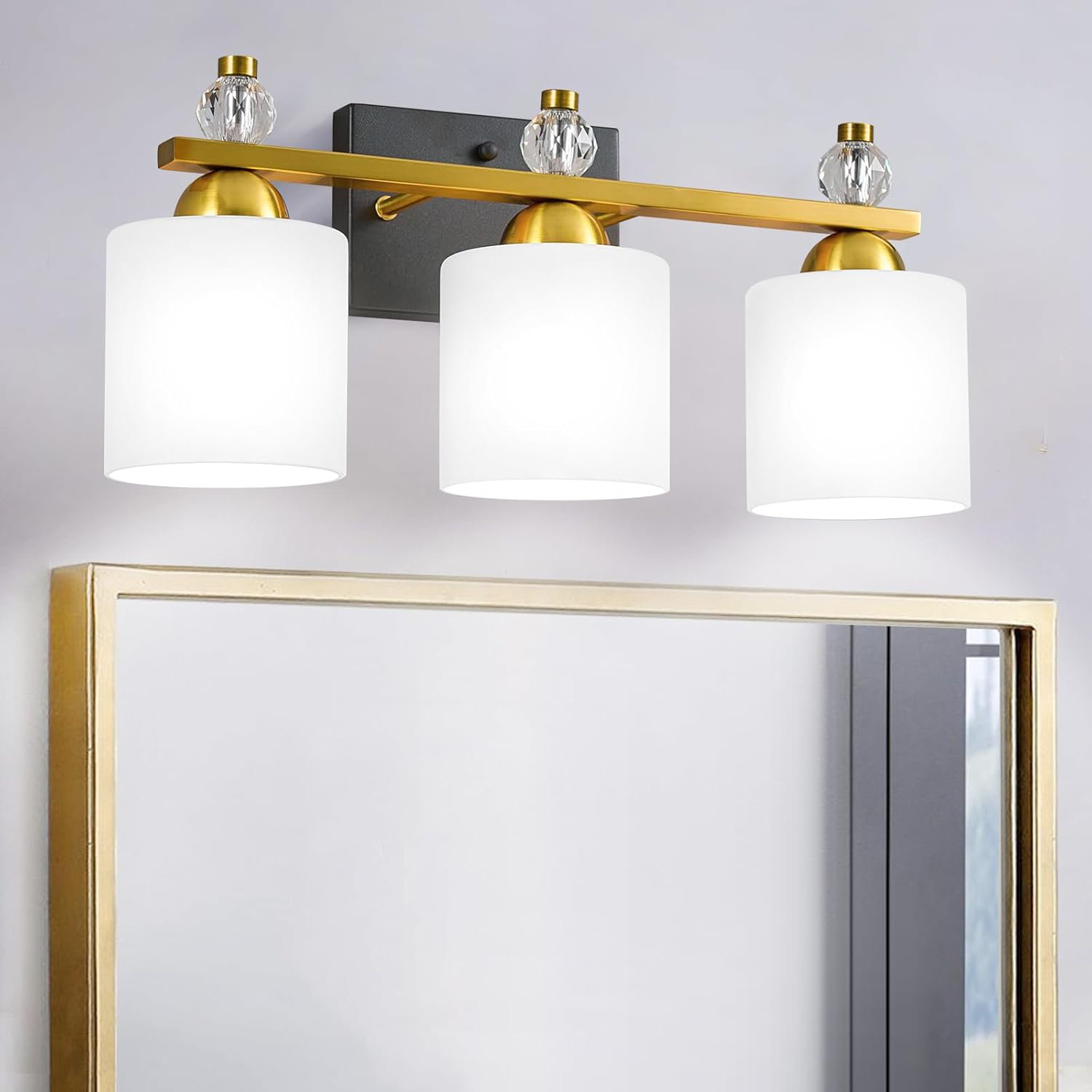 HOMSFOU Abat-jour en verre de rechange pour lampe suspendue élégante