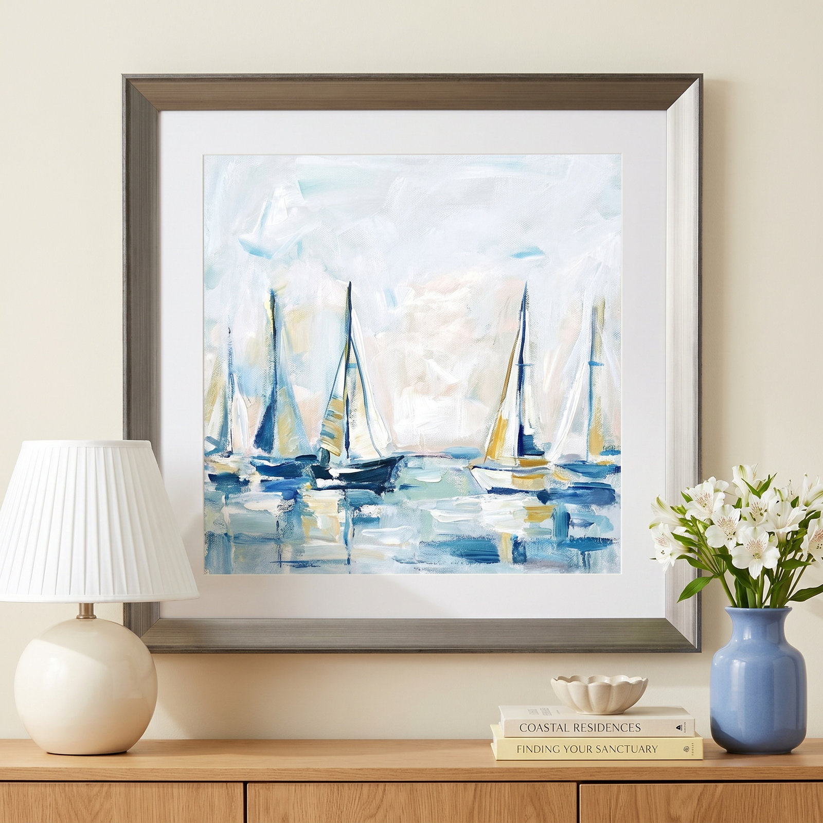 Marina at Dusk Framed Art