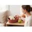 Petit panier de rangement en corde de coton, panier de rangement rectangulaire tissé pour tablettes, chambre de bébé, vestibule, panier décoratif à deux tons pour clés, télécommandes - 10,23 po x 7,87 po