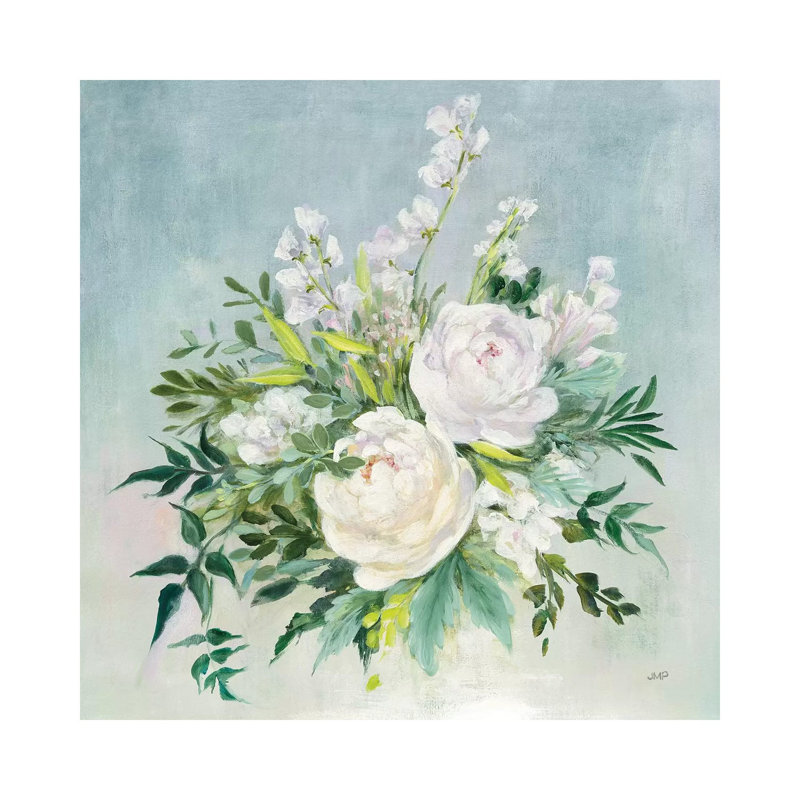Bridal Bouquet by Julia Purinton - Wrapped Canvas Painting, 30.48 cm H x 30.48 cm W