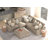 Zanna 3pc Sectional With Cocktail Ottoman