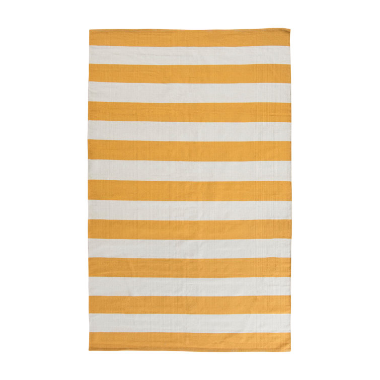 Parikh Hand Woven Cotton Striped Rug