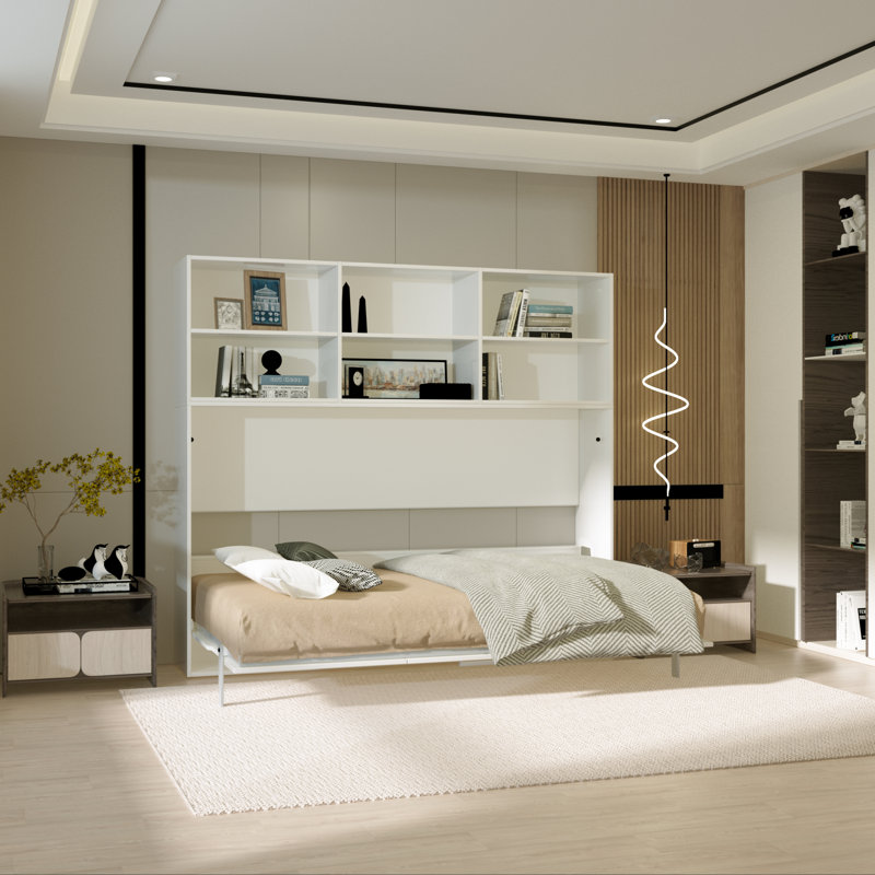 Lits en MDF modernes peu encombrants avec rangement pour chambre à coucher