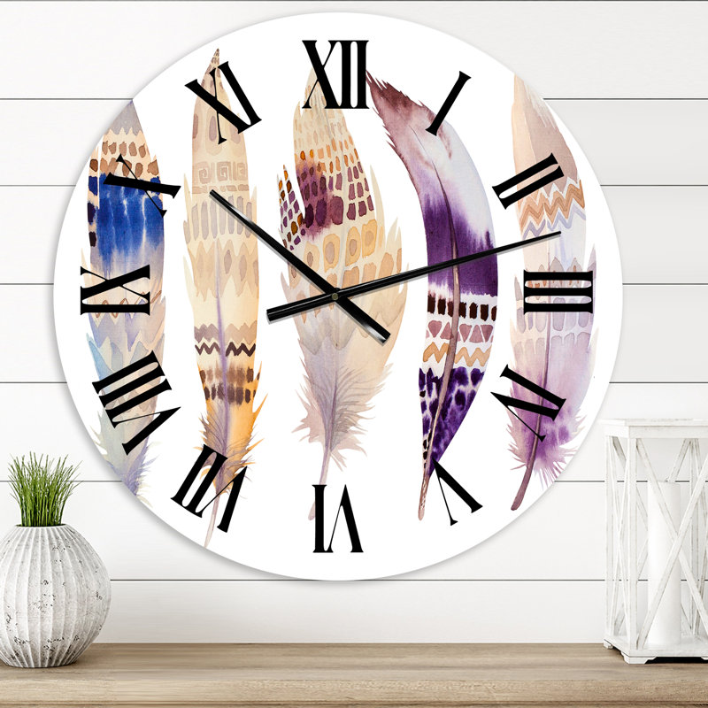 Horloge murale bohème et éclectique, Petit