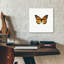 «Yellow Butterfly 1» par Photoinc Studio, art mural en verre acrylique-704348477