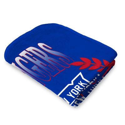 New York Rangers NHL Plateau Silk Touch Throw Blanket 46X60 Inches