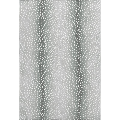 Premium Machine Washable Merilou AMF44 Gray Rug