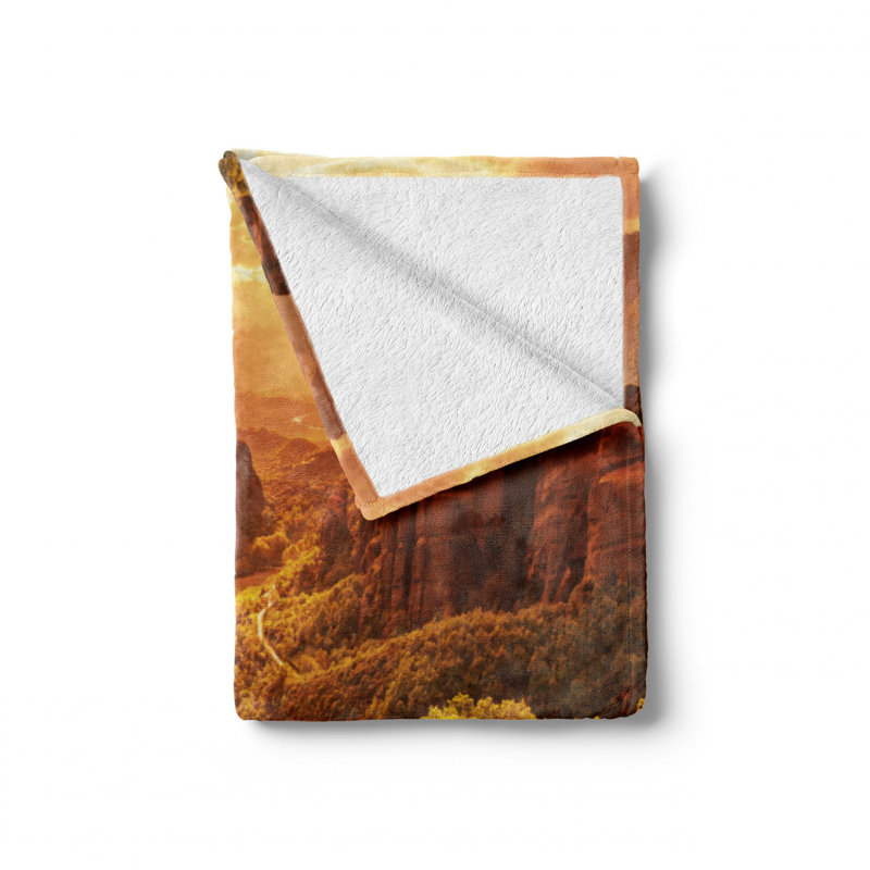 Hand Woven Throw Blanket, 50" W x 70" L