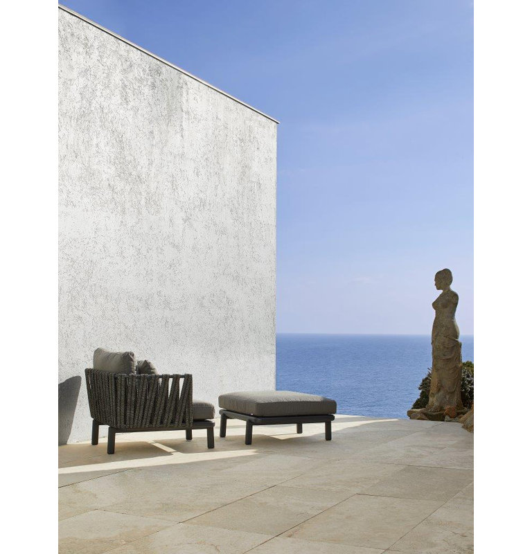 Anthea Outdoor Lounge Chair, Stream