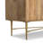 Fallon 60" Natural Solid Mango Wood Contemporary TV Stand for TVs up to 65" with Storage