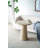 Round Side Table With Pedestal Base