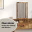 Old Wood Solid Wood 41 X 140 Cm Mirror Dressing Table