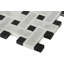 Twine 1x3 Basketweave Polished Marble Mosaic Tile
