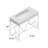 Sabelina Metal Base Dining Table-23158606