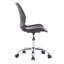 Chaise de travail pivotante rembourrée Cleome-28473951