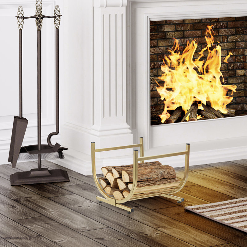 29.5cm W Metal Log Rack