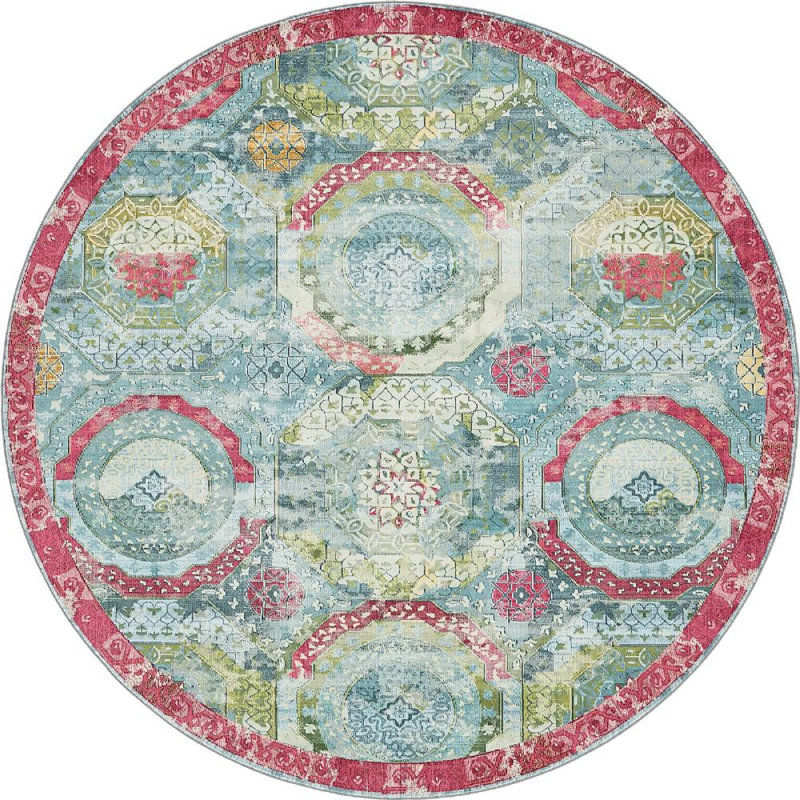 Oriental Indoor Rug, Round 5'5"