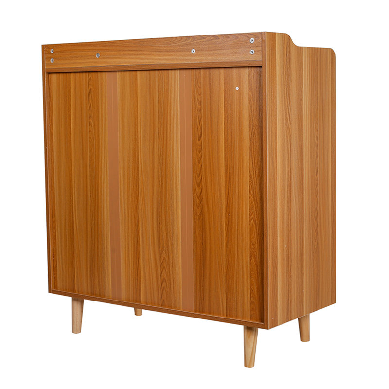 Fasching Solid Wood Rectangle Accent Cabinet, Natural