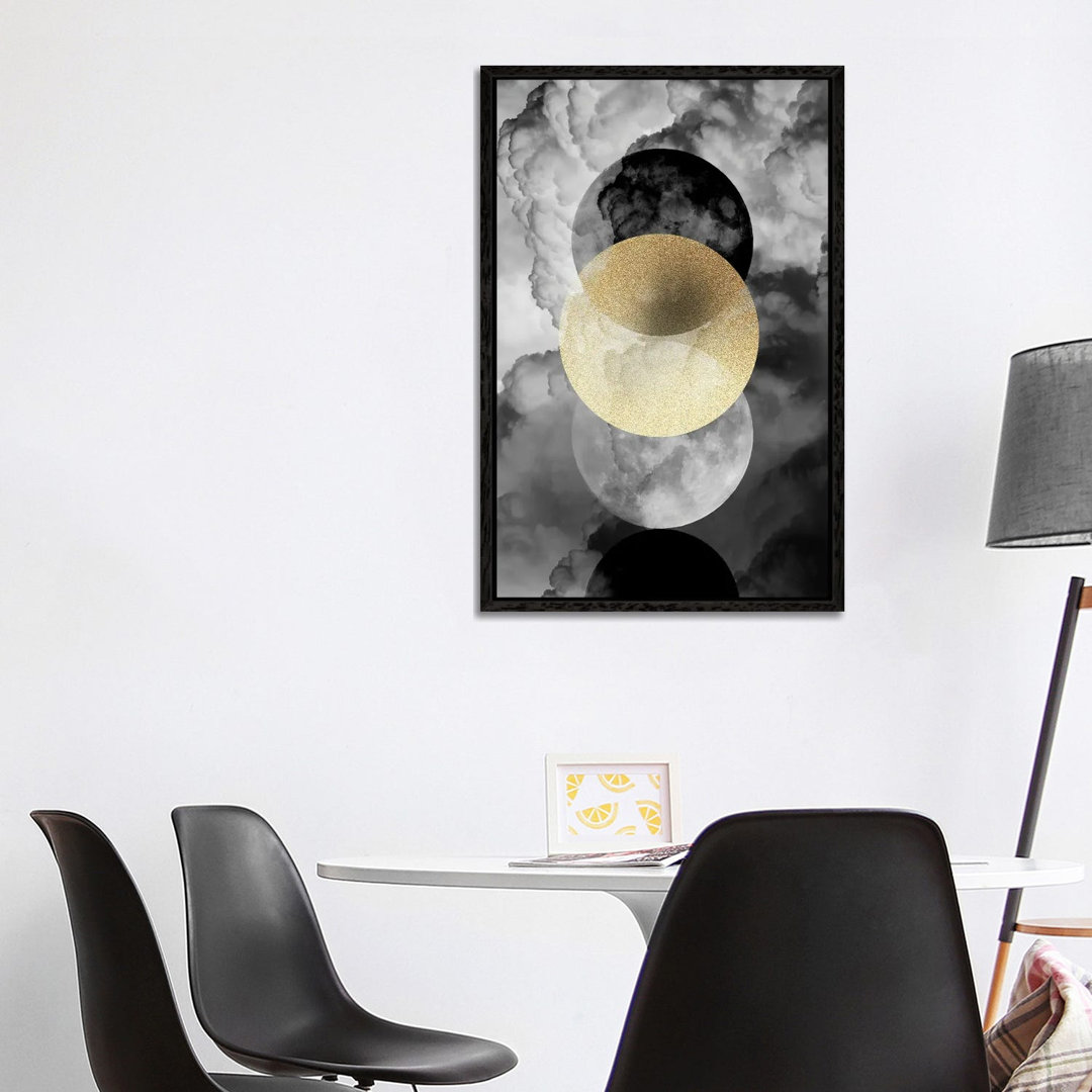 Moonphases In The Clouds by Dominique Vari - Print on Canvas