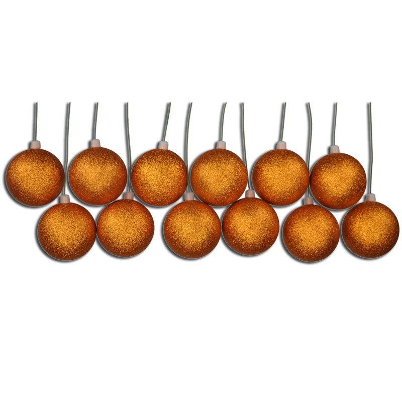 Ornement boule incassable, Orange