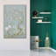 «Spring Mural 1 Blue» par Julia Purinton, art mural sur toile-1627859011