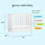Otto 3-in-1 Convertible Mini Crib with 4" Mattress-72759638