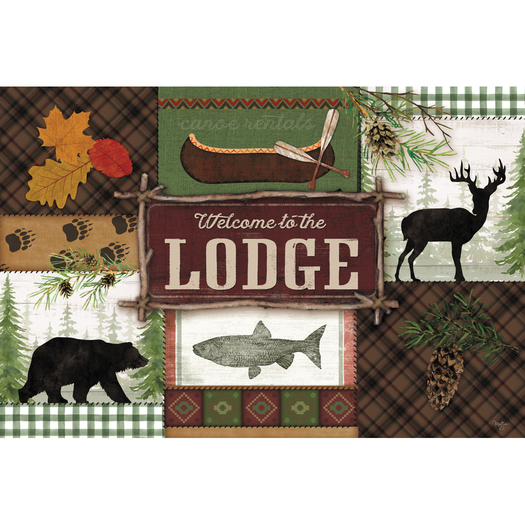 " Welcome To The Lodge " by Mollie B. Millwood Pines 