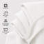 Couvertures Westbrooke pour lit Queen Size, 100 % coton à chevrons, blanches-135865632-135865631