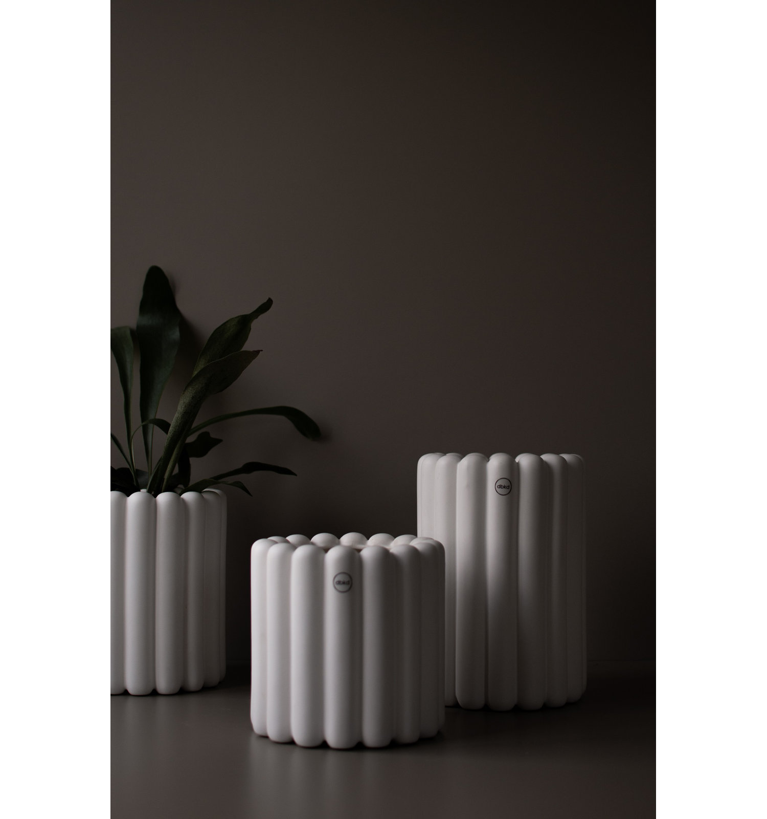 Ceramic Table Vase, 9.06" H x 7.48" W x 7.48" D