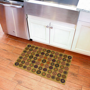 FlorArt Penny Low Profile Kitchen Mat by Matterly