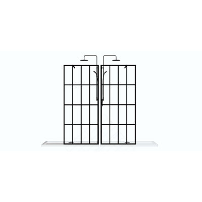 Durable Tempered Glass Shower Door, Easy Installation With Frame