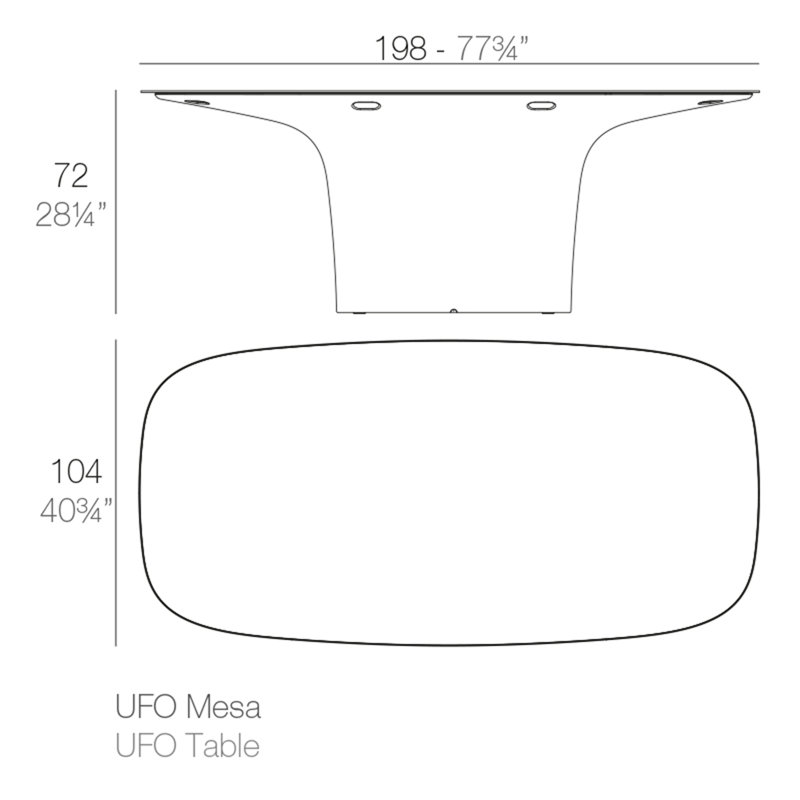 UFO Pedestal Dining Table