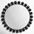 Asana Metal Round Wall Mirror-2126998655