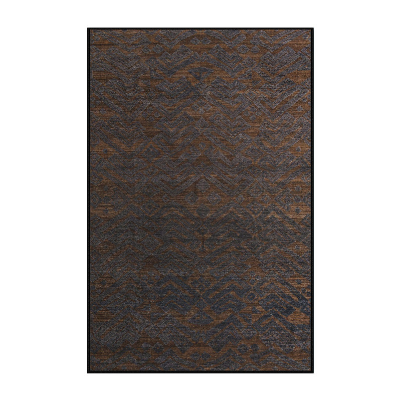 Tapis multicolore abstrait Daishaun, Rectangle 7 pi x 9 pi