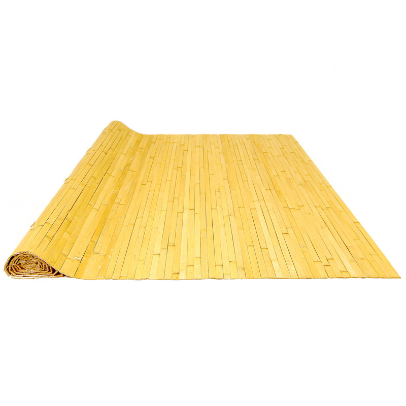 Natural Raw Bamboo Wainscoting Wall Panel Decor