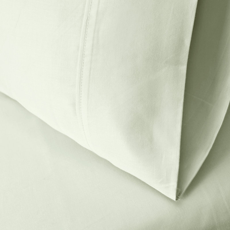 Ensemble de draps 300 po, Ensemble de draps pour lit simple TG + 1 drap-hous, Beige