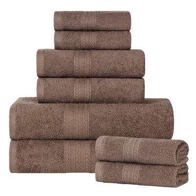 Asleigh 8-Piece Cotton Towel Set