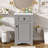 20" Single Bathroom Vanity With Ceramic Top-1603688503