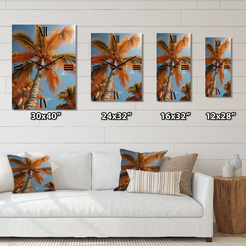 Jazon - Horloge murale florale, Petit