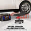 Rolling Creeper Garage Stool With 360° Wheels,Capacity Mechanic Stool, Tool Tray, Adjustable Height