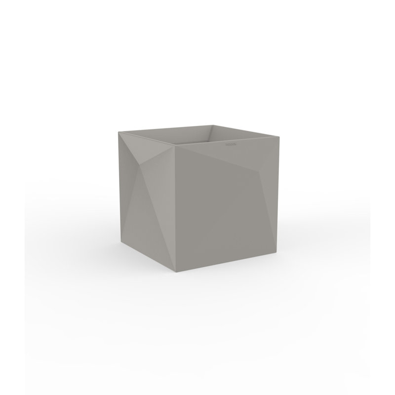 Pot à fleur en résine Faz, Taupe