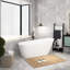 Baignoire de trempage autoportante en acrylique 66,5 po. X 29,7 po.