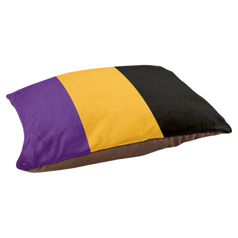 Coussin Designer, Grand (L 40 po x l 50 po), Mauve / or / noir