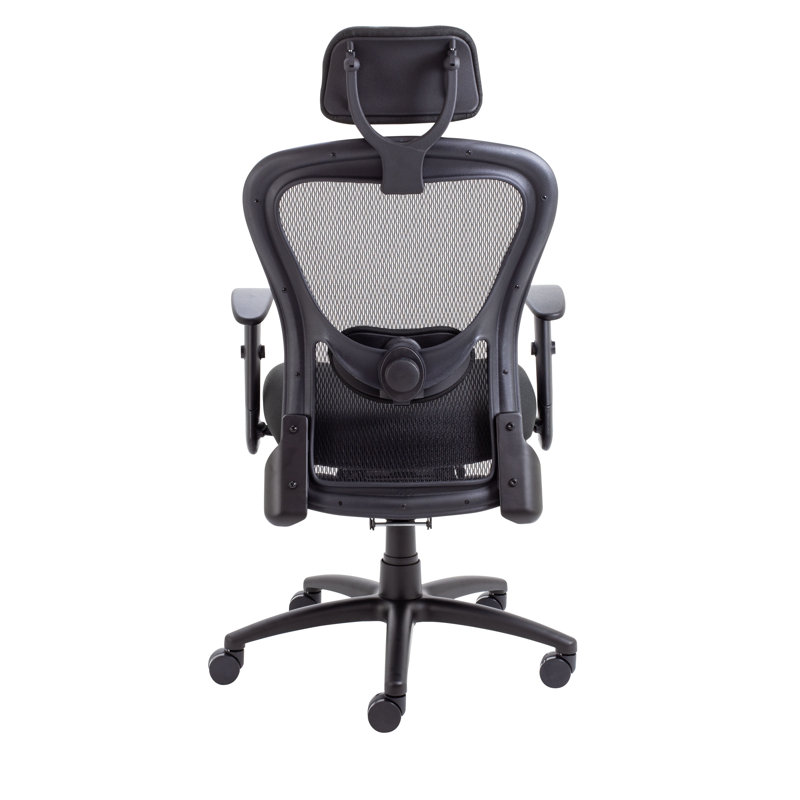 Skegness Polyester Blend Office Chair with Headrest